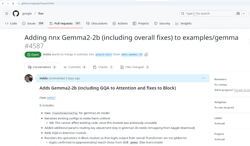 Pull Request Screenshot